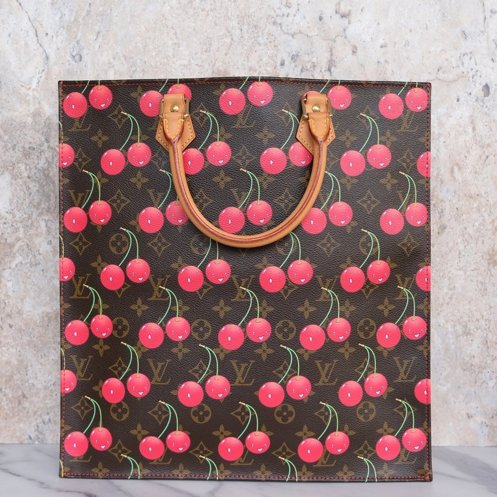 Louis Vuitton Cherry Pattern Tote Bag